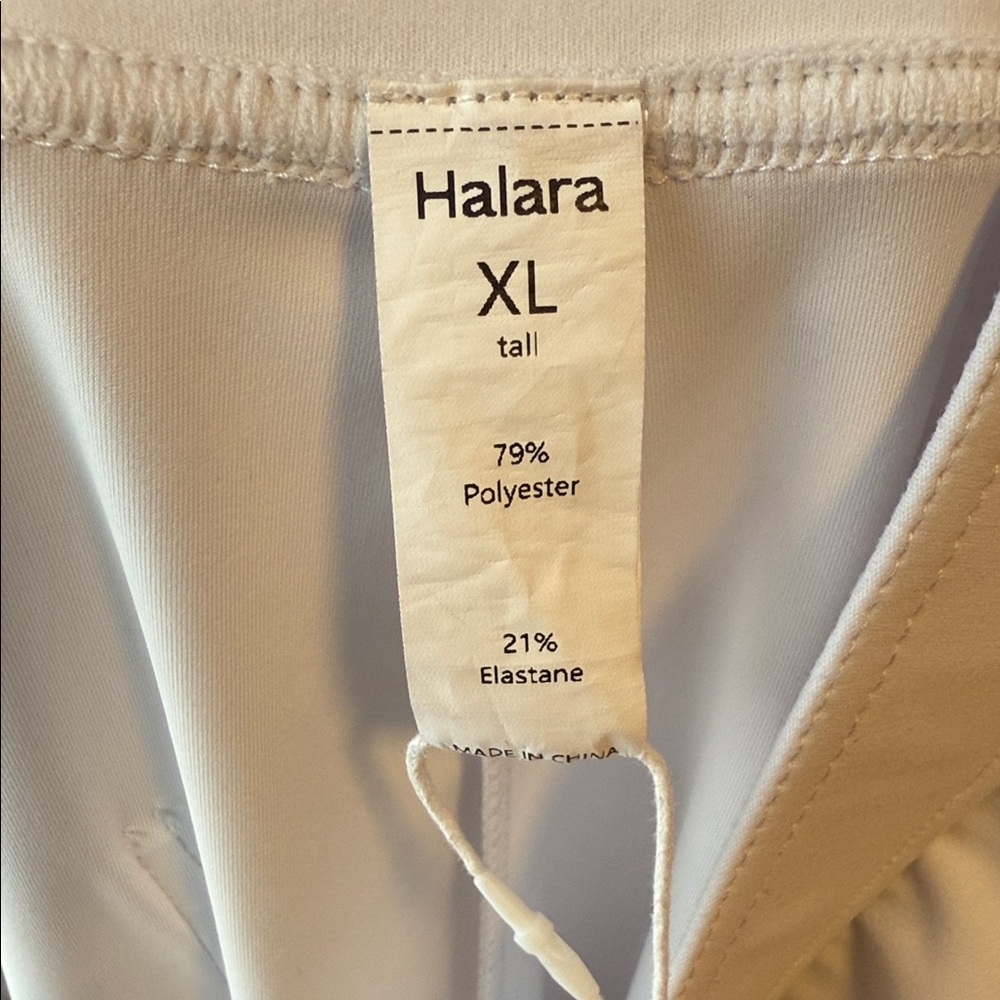 NWT Halara DayStretch High Waisted Pockets Straight Leg Casual  Pants size xl - Picture 6 of 6